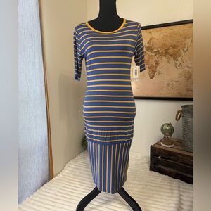 Lularoe Julia stripe dress size small